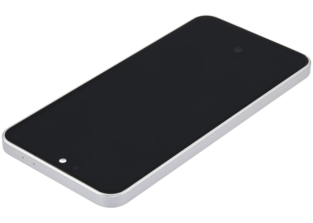 OLED Display with Frame for Samsung Galaxy A36 5G (A366 / 2025) (Refurbished) (White)
