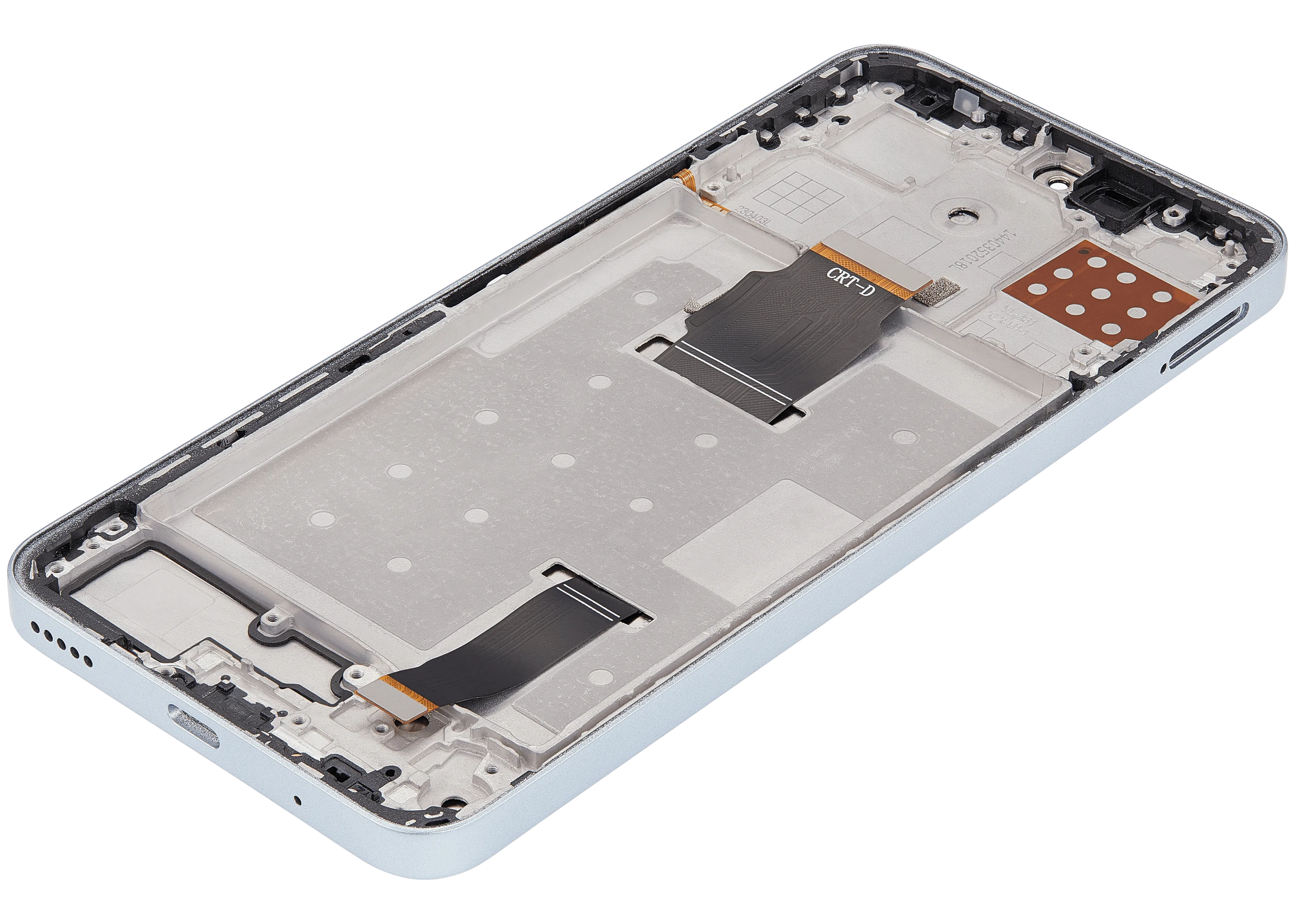 LCD-Display mit Rahmen für Honor X8A / X50i / 90 Lite (Refurbished) (Titanium Silber)