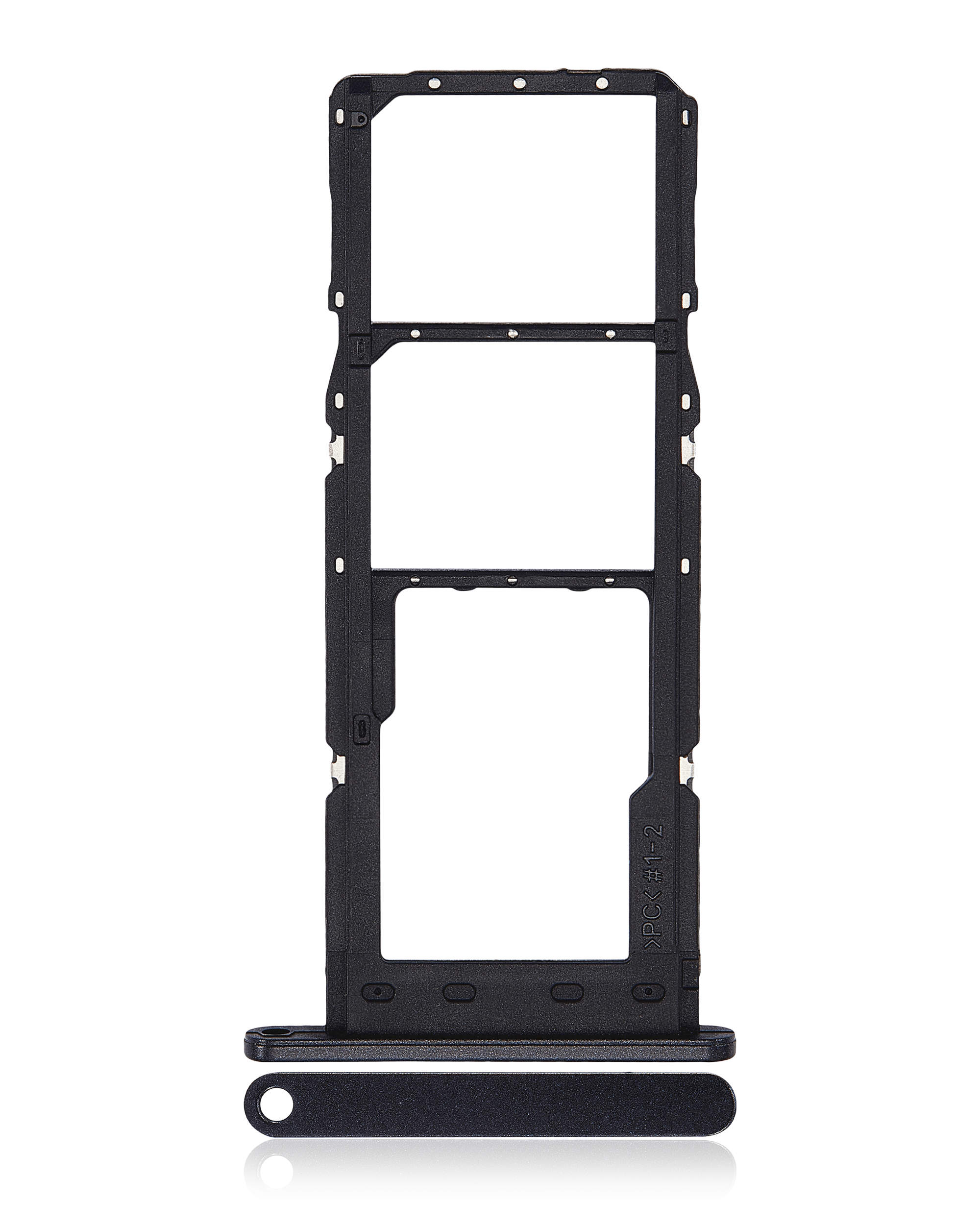Dual SIM Card Tray for Samsung Galaxy A24 4G (A245 / 2023) (Black)