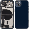 Backcover/Rahmen mit Ladebuchse Flex & Small Parts für iPhone 13 (EU / Global Version) (gebrauchter OEM-Ausbau, Qualität B) (Midnight)