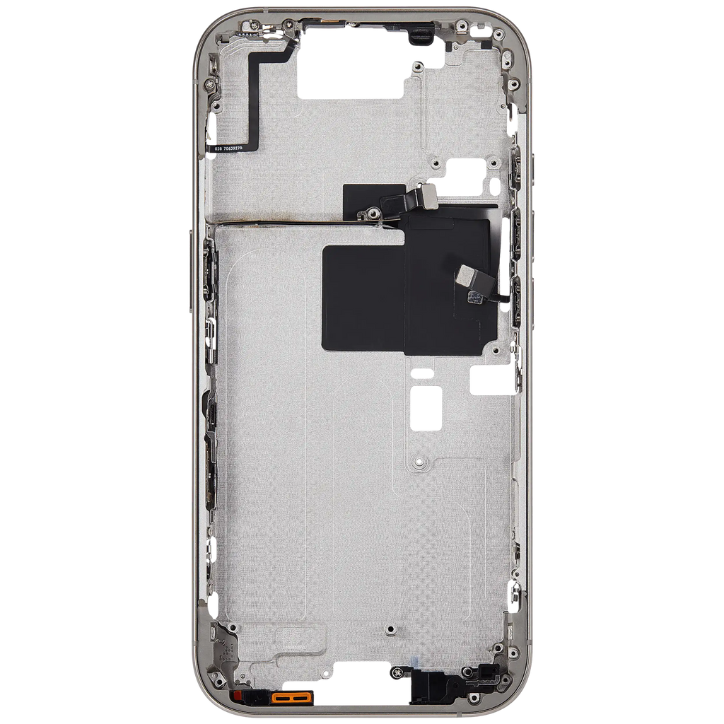 Midframe/Rahmen mit Power And Volume Button für iPhone 16 Pro (US-Version) (Aftermarket Plus) (Natural Titanium)
