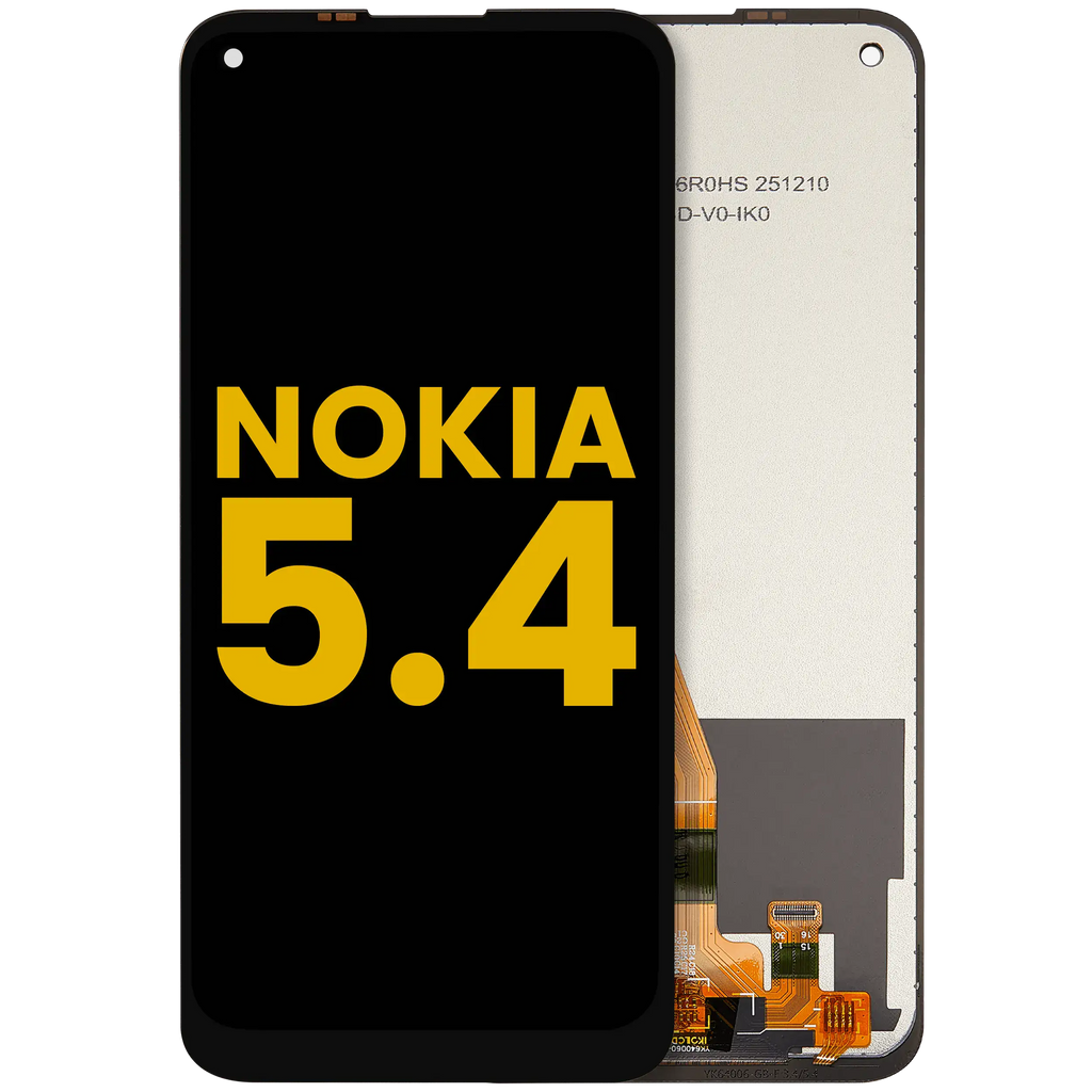 LCD-Display ohne Rahmen für Nokia 5.4 (Refurbished)