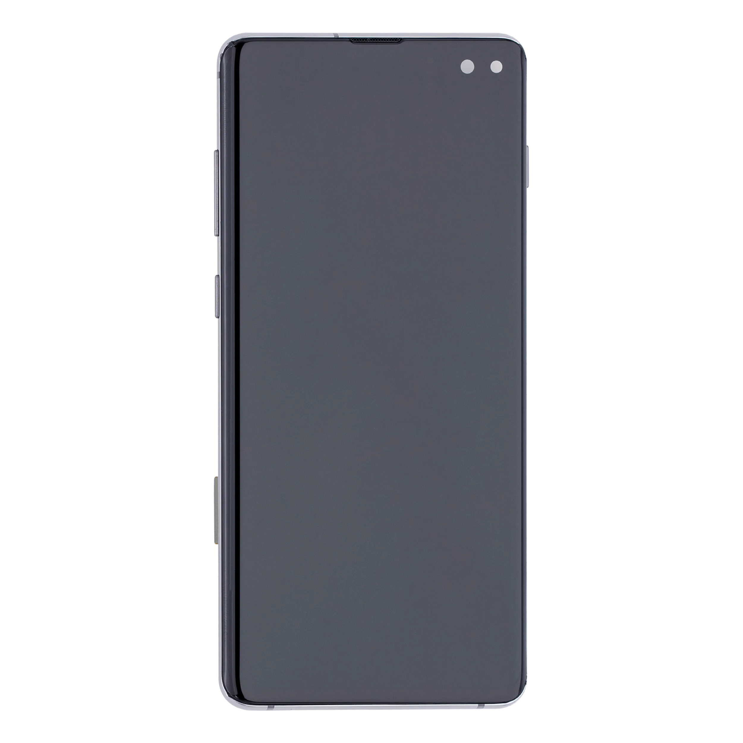 OLED-Display mit Rahmen für Samsung Galaxy S10 Plus (Aftermarket Plus) (Prism / Ceramic Black)