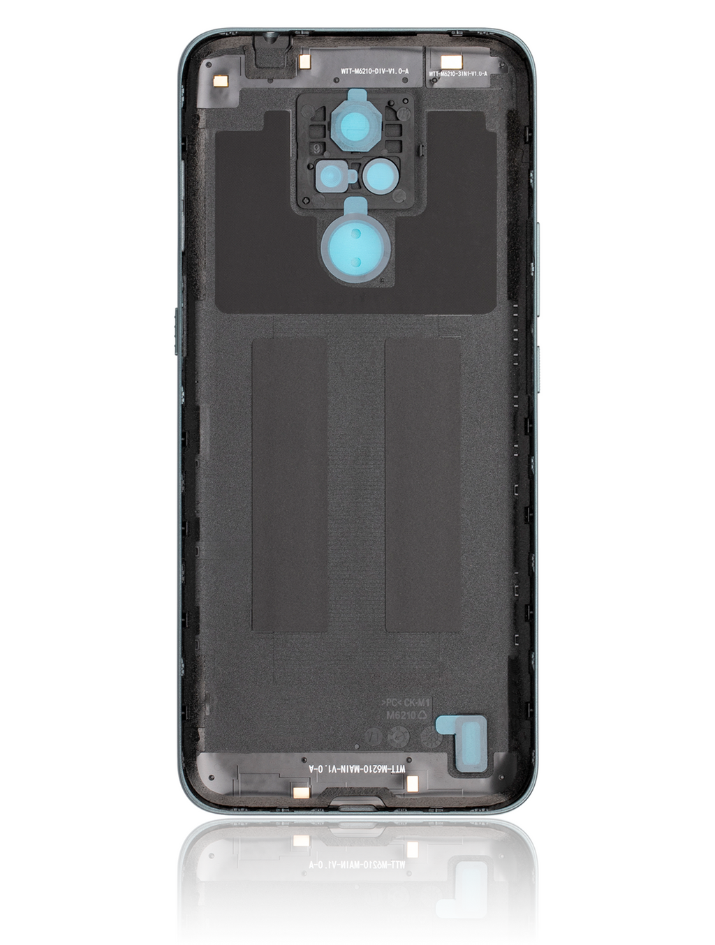 Backcover Glass für Motorola Moto E7 (XT2095 / 2020) (Mineral Gray)