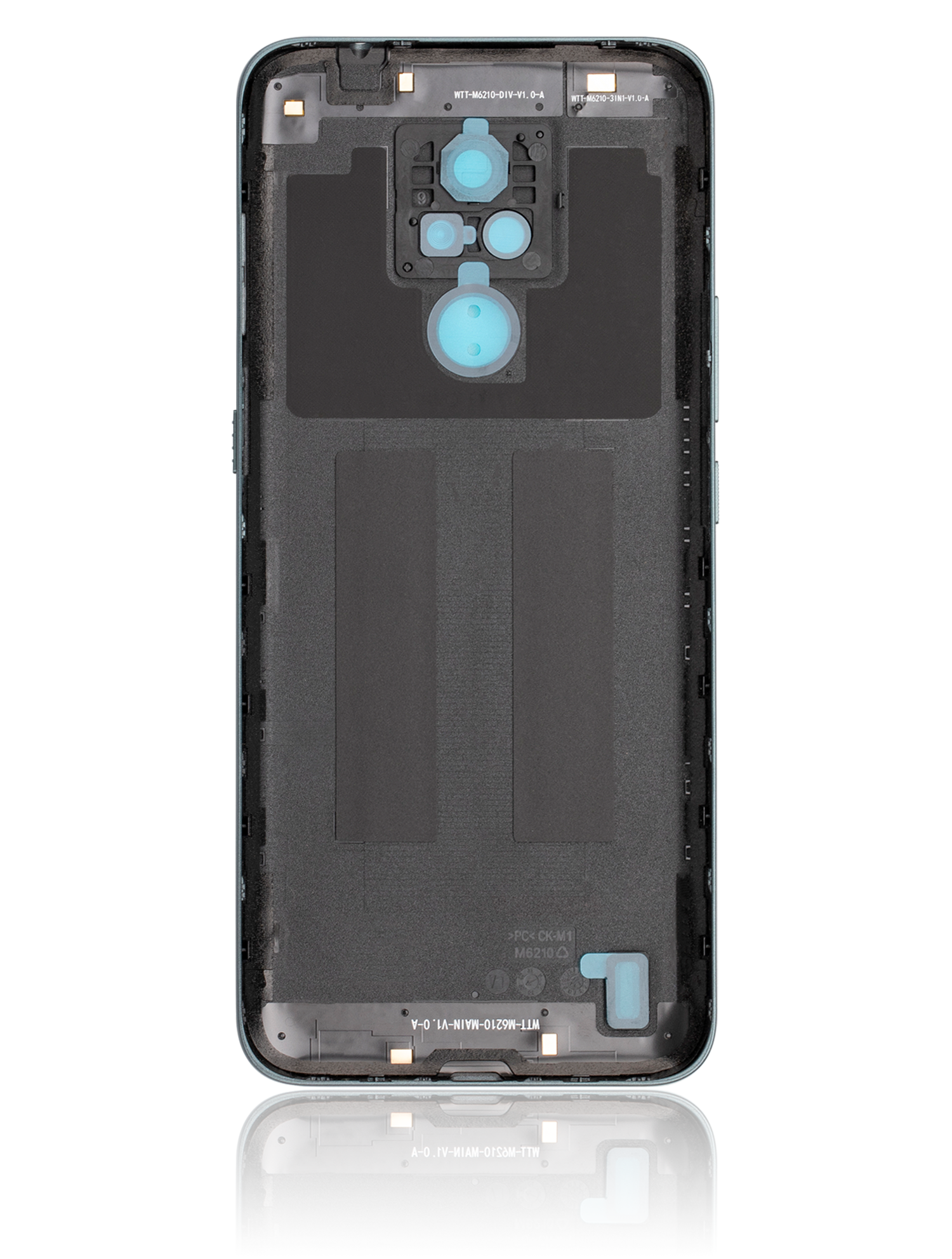 Backcover Glass für Motorola Moto E7 (XT2095 / 2020) (Mineral Gray)