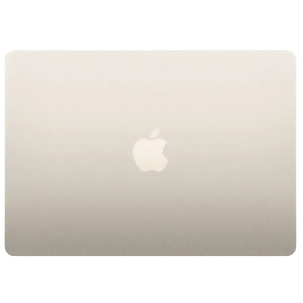 Complete LCD-Display für MacBook Air 13" (A3113 / 2024) (Pre-installed Lid Angle Sensor cable) (gebrauchter OEM-Ausbau, Qualität B) (Starlight)