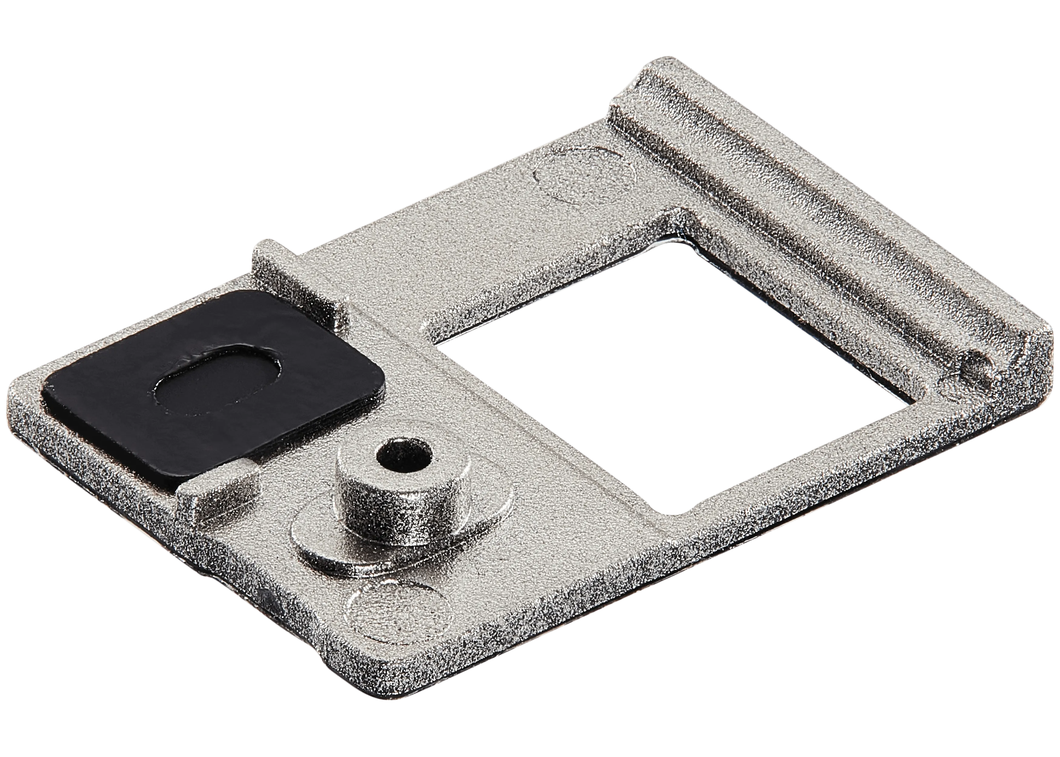 Flash Light / Power Flex Bracket mit Microphone Mesh für iPhone 16E (Schwarz) (10 Pack)