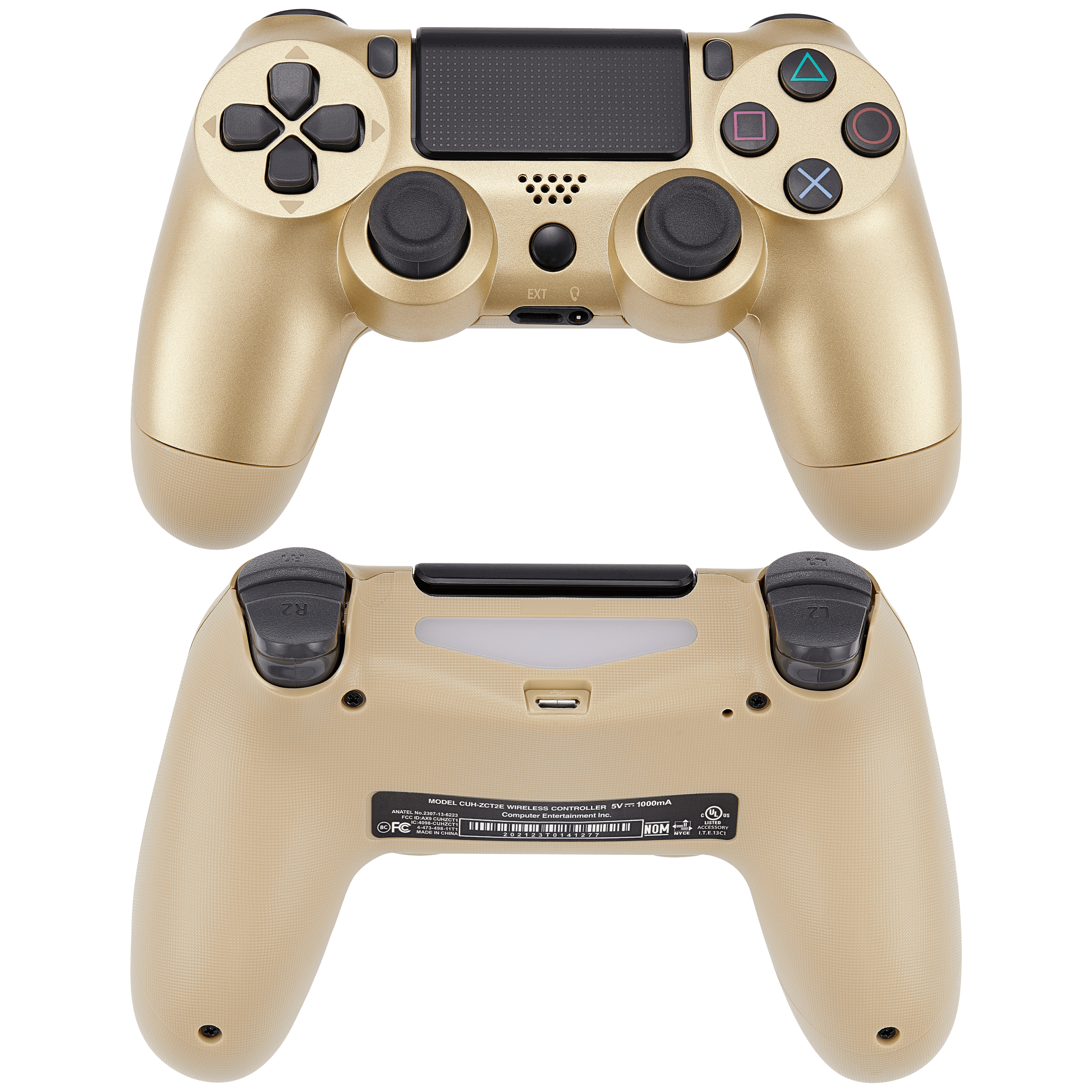 DoubleShock 4 Wired Controller für Playstation 4 (Gold)