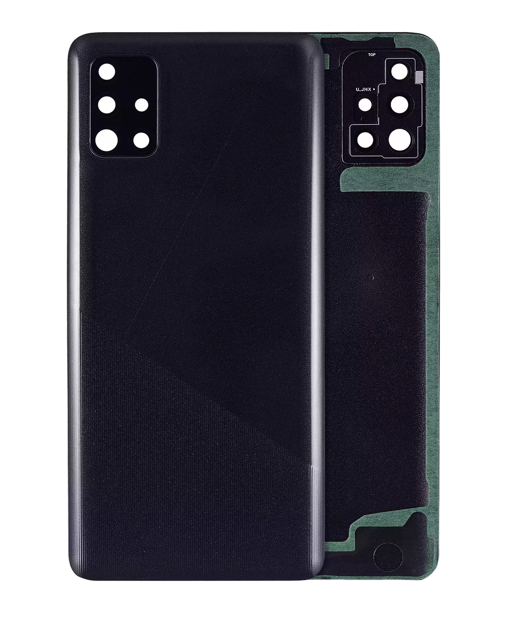 Back Cover with Camera Lens for Samsung Galaxy A51 4G (A515 / 2019) (Service Pack) (Prism Crush Black)