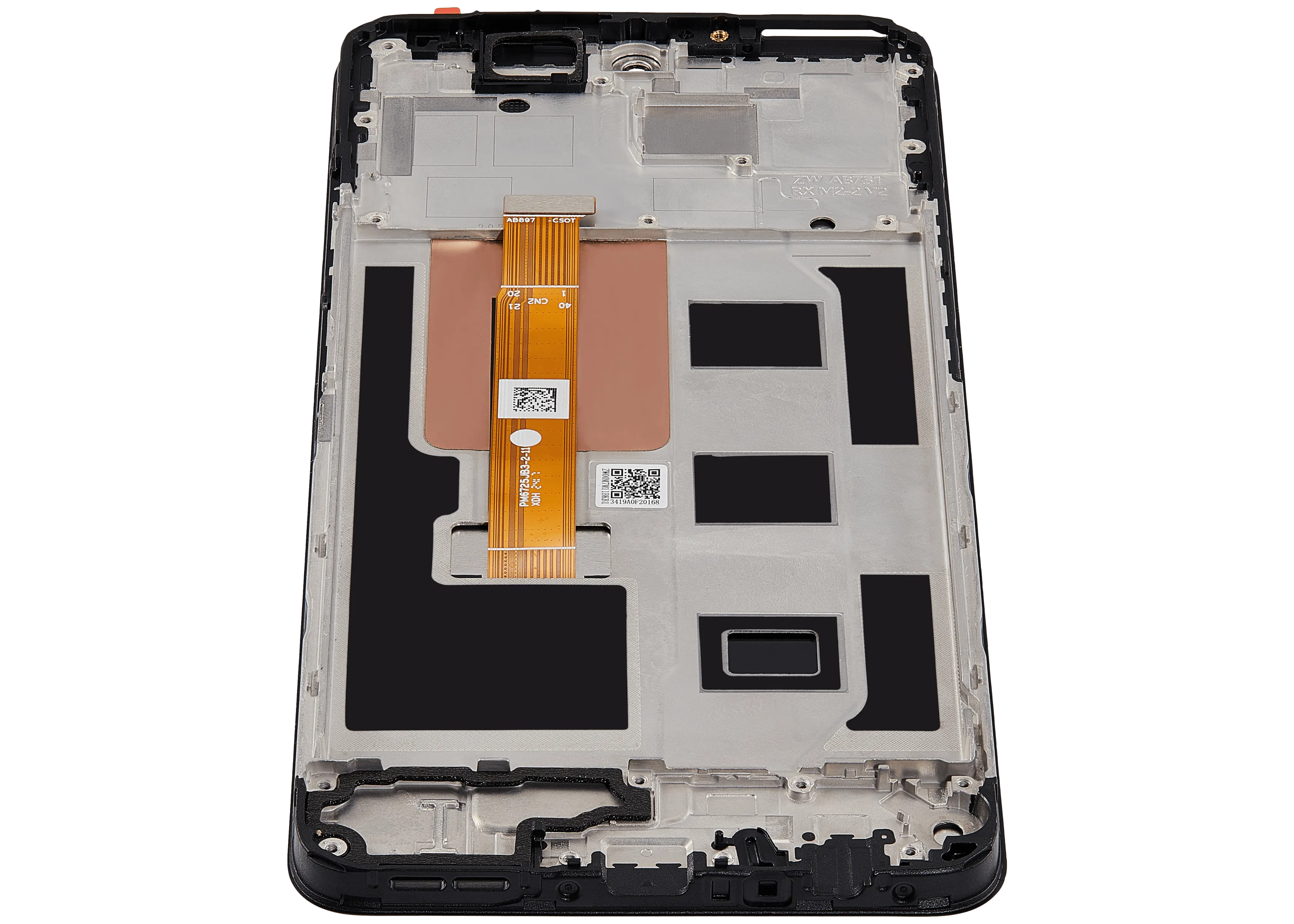 LCD-Display mit Rahmen für Realme 12 5G (Refurbished) (Alle Farben)