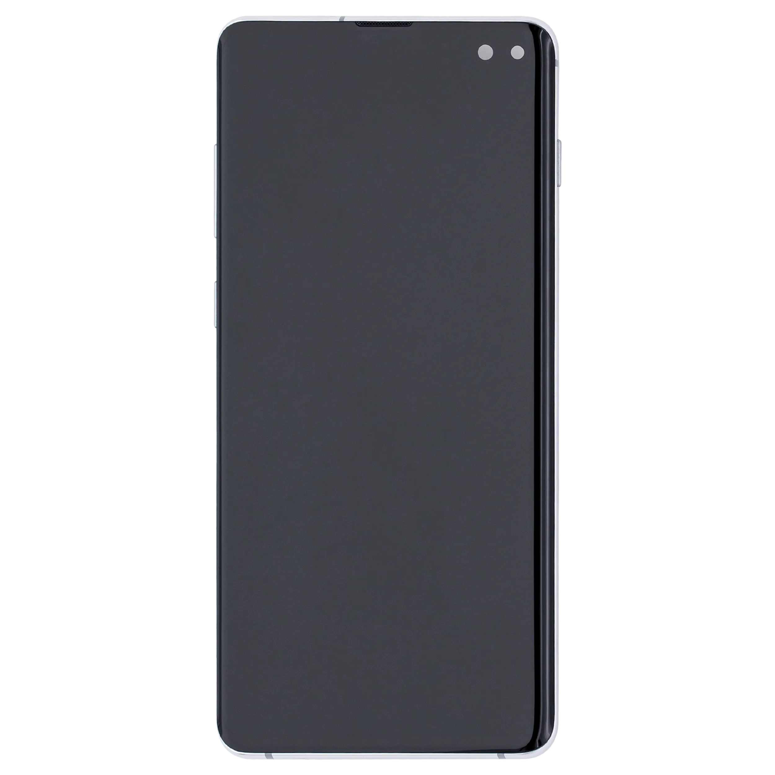 OLED-Display mit Rahmen für Samsung Galaxy S10 Plus (Aftermarket Plus) (Prism White)