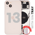 Backcover/Rahmen mit Small Parts für iPhone 13 (EU / Global Version) (gebrauchter OEM-Ausbau, Qualität B) (Pink)