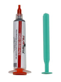 Medium Temp Solder Paste Sn63/Pb37 (183°C) 35g Syringe mit Plunger & Blunt Needle Tip Smooth Flow / Low Residue Flux für PCB SMD BGA Rework & Electronics Repair (PolarTronix)
