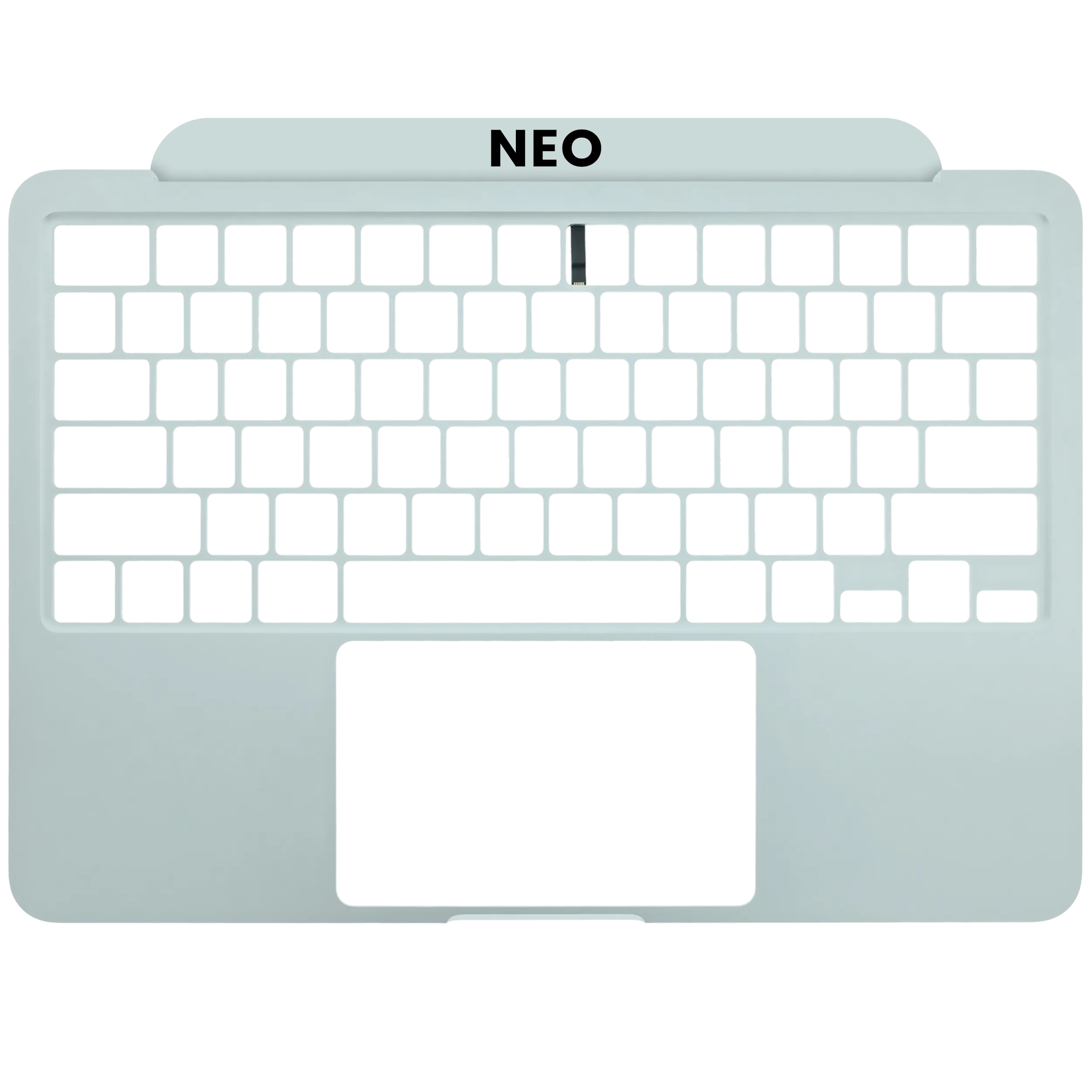 Top Case mit Keyboard (ANSI US) für MacBook Neo (Original OEM) (Silber)