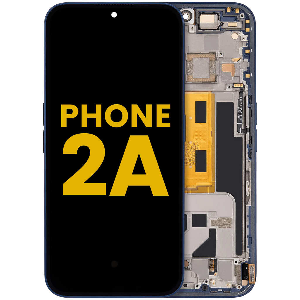 OLED-Display mit Rahmen für Nothing Phone (2a) (Refurbished) (Blau)