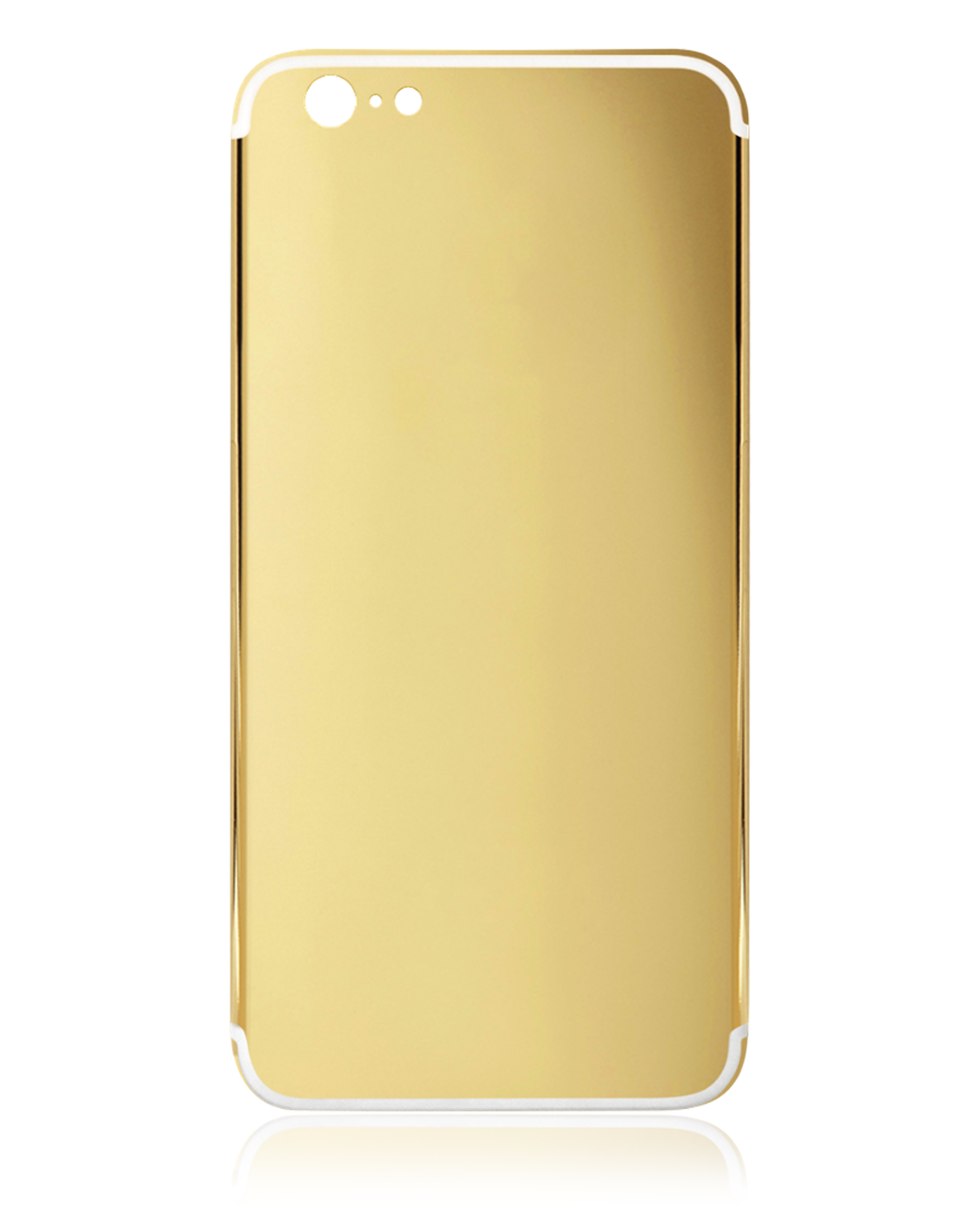 Backcover/Rahmen mit Small Parts für iPhone 7 Plus (ohne Logo) (Aftermarket Plus) (Gold)
