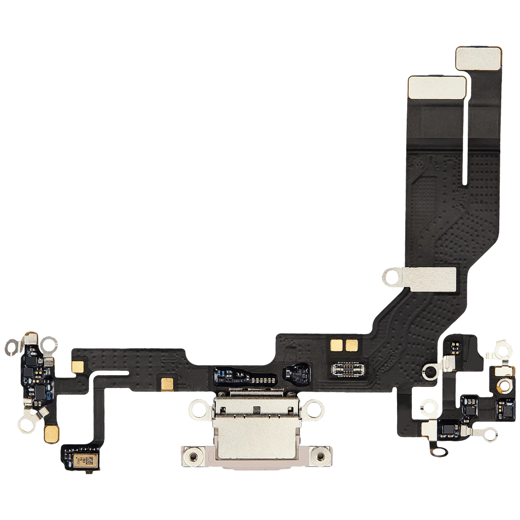 Ladebuchse Flex Cable für iPhone 17e (Aftermarket Plus) (Soft Pink)