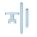 Hard Buttons (Ein/Aus / Lautstärke) für OnePlus Nord (Blue Marble)