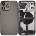 Backcover/Rahmen mit Ladebuchse Flex & Small Parts für iPhone 13 Pro (EU / Global Version) (gebrauchter OEM-Ausbau, Qualität C) (Graphite)