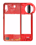 Midframe/Frame for Samsung Galaxy A20 (A205 / 2019) (International Version) (Red)