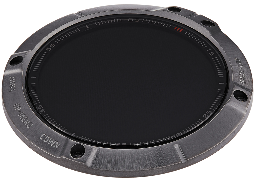 LCD-Display mit Rahmen für Garmin Fenix 6X / 6X Pro (2019) (Premium) (Schwarz)