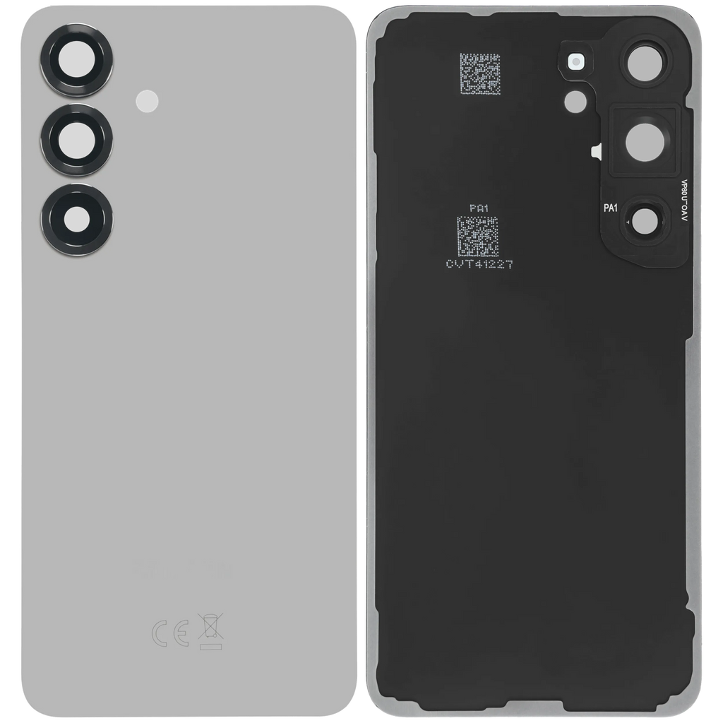 Backcover Glass mit Camera Lens für Samsung Galaxy S25 5G (Service Pack) (Silver Shadow)