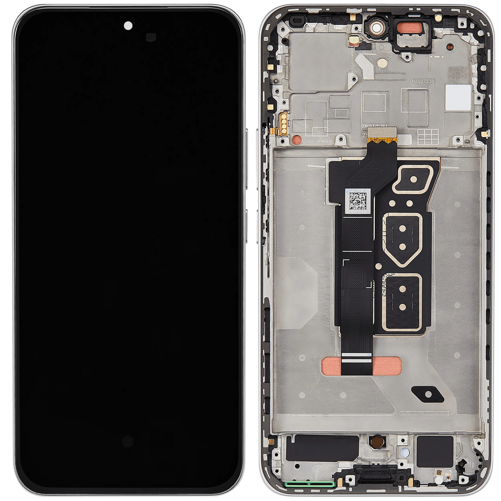 OLED-Display mit Rahmen für Honor 400 (Refurbished) (Meteor Silver)