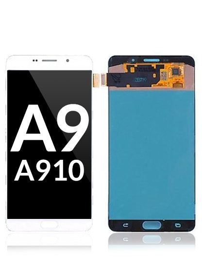OLED-Display ohne Rahmen für Samsung Galaxy A9 (A910 / 2016) (Refurbished: Cosmetic Grade: New) (Weiß)