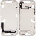 Midframe/Rahmen mit Small Parts für iPhone 14 Plus (EU / Global Version) (gebrauchter OEM-Ausbau, Qualität A) (Starlight)