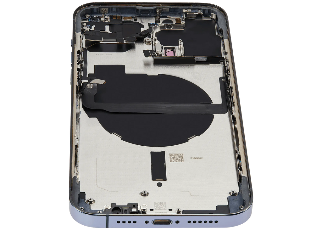 Original Apple-Ausbau A gebraucht – iPhone 13 Pro Backcover/Rahmen Sierrablau