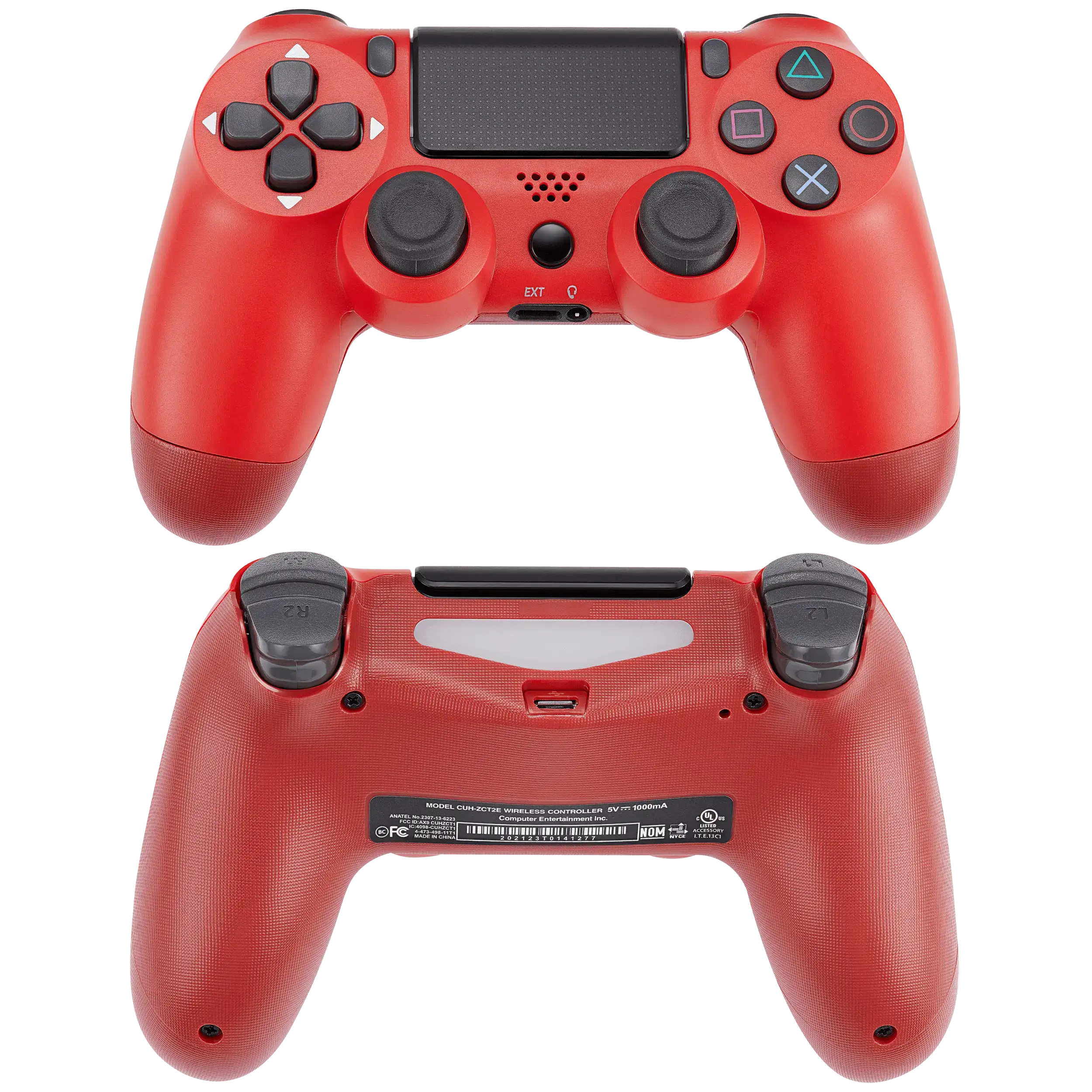DoubleShock 4 Wired Controller für Playstation 4 (Rot)