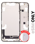 Midframe/Rahmen mit Kleinteilen iPhone 14 (US) OEM A Starlight