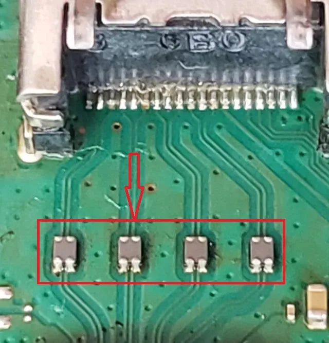 NVA001 HDMI Control Filter/Fuse for PlayStation 4 Slim / Pro (CUH-12XX) (Soldering Required)