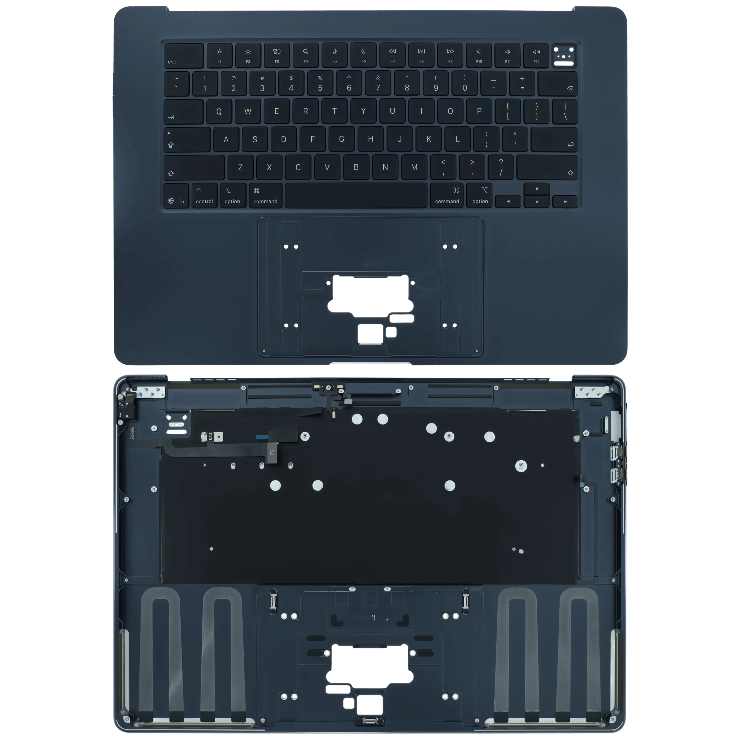 Top Case mit Keyboard (ANSI US) für MacBook Air 15" A3448 (2026) (Original OEM) (Midnight)