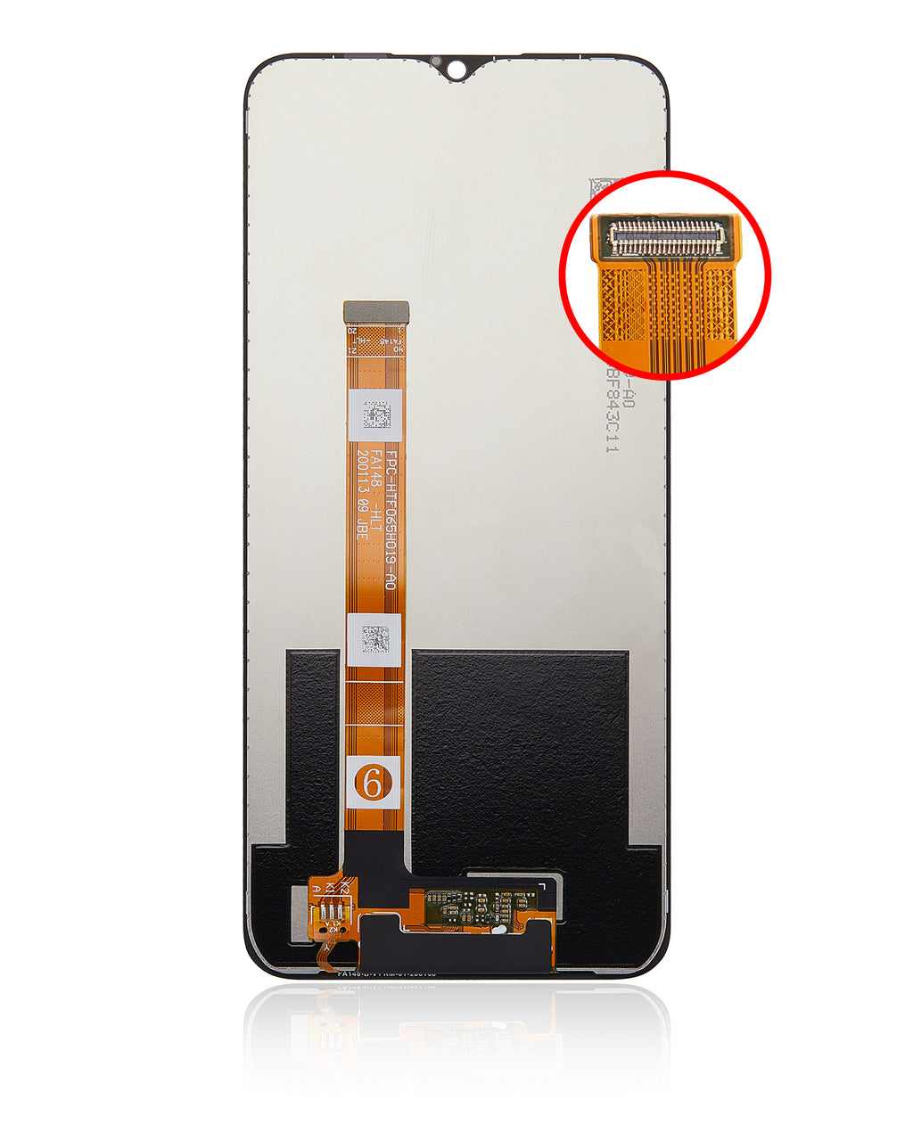 LCD-Display ohne Rahmen für Realme 5 (Refurbished) (Alle Farben)