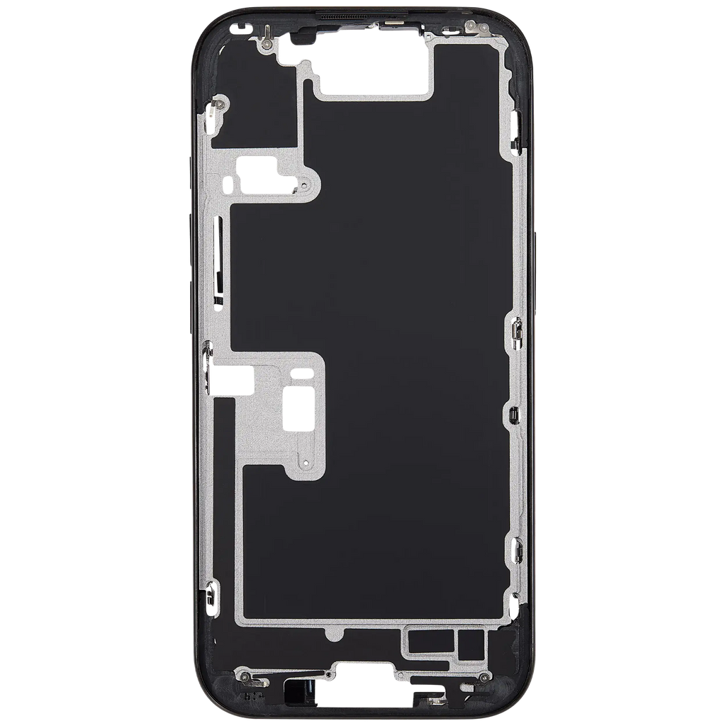 Midframe/Rahmen mit Power And Volume Button für iPhone 16 Pro (EU / Global Version) (Aftermarket Plus) (Schwarz Titanium)