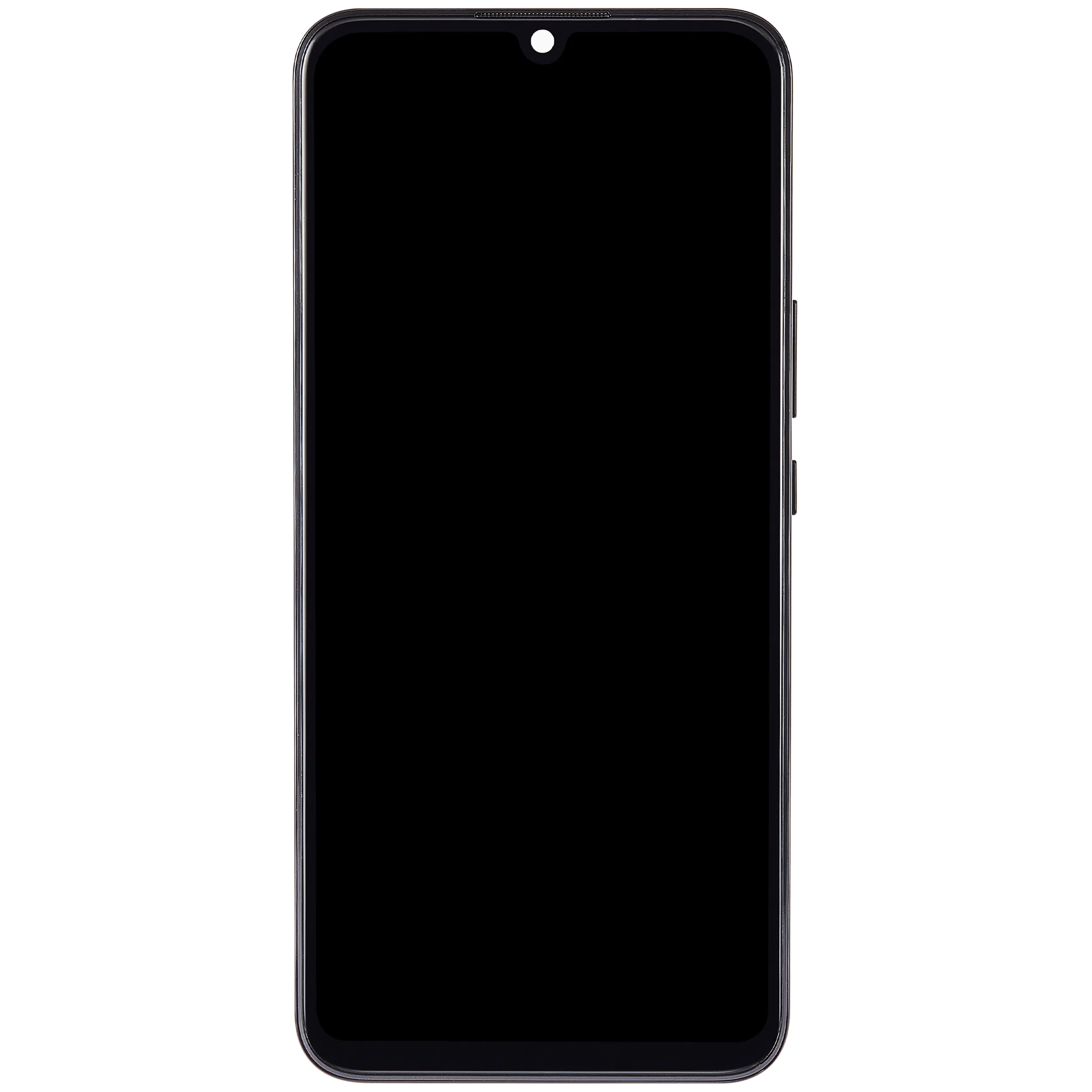 LCD-Display mit Rahmen für Huawei Nova 8 SE (2020) (Refurbished) (Schwarz)