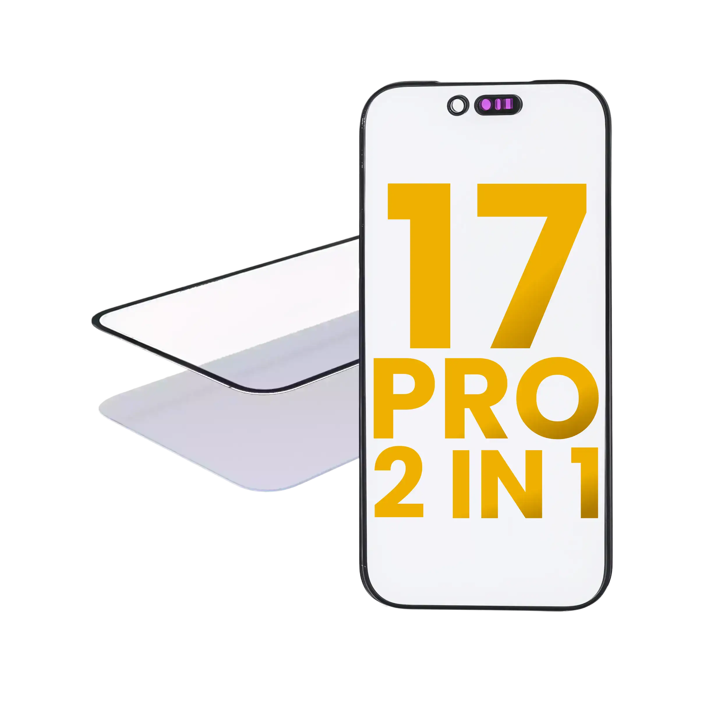 2er-Pack Frontglas+OCA vorinstalliert iPhone 17 Pro OCA Master