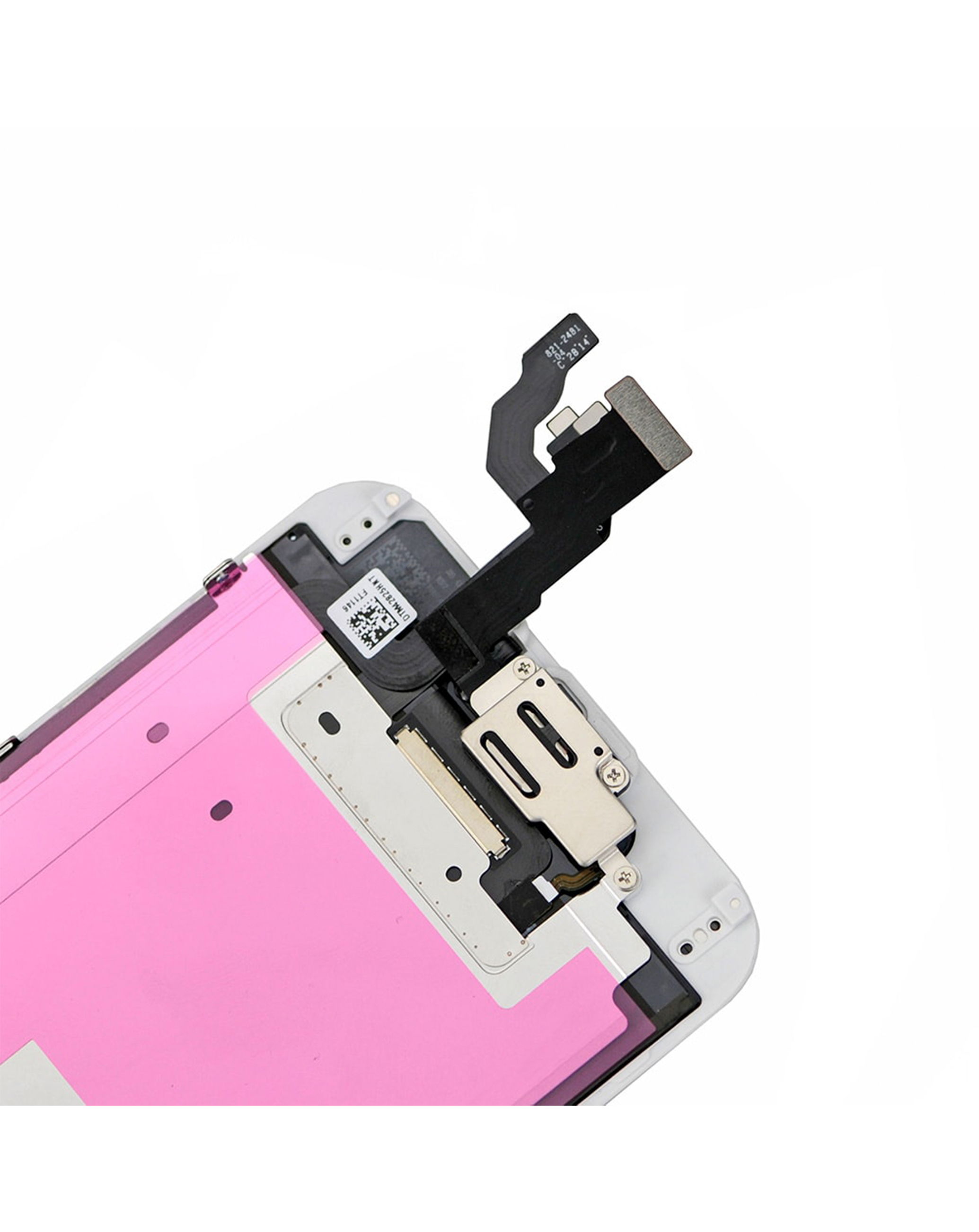 Complete LCD-Display für iPhone 6 (mit Front Camera: Prox Sensor & Ear Speaker) (Aftermarket Plus Quality: XO6) (Weiß)