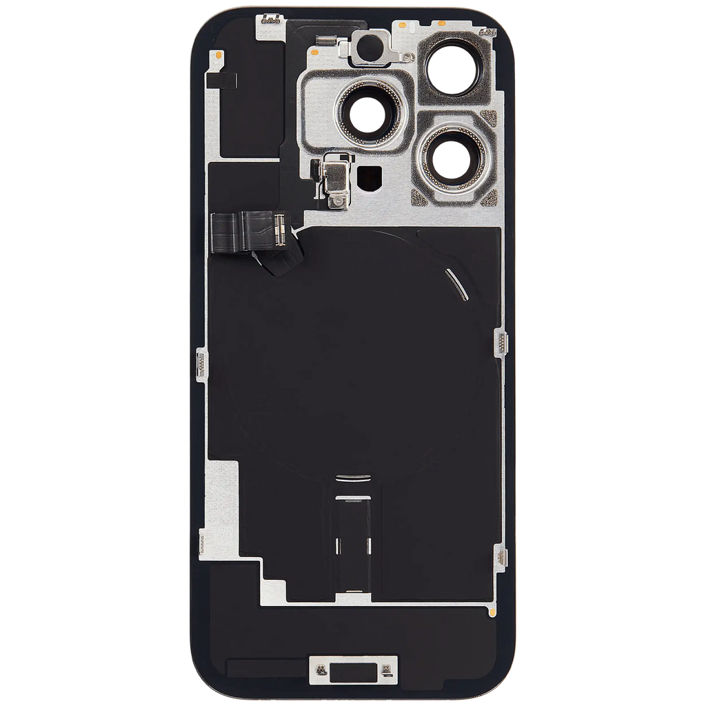 Backcover mit MagSafe Magnet & NFC & Blitz-Flexkabel für iPhone 16 Pro (Service Pack) (Natural Titanium)