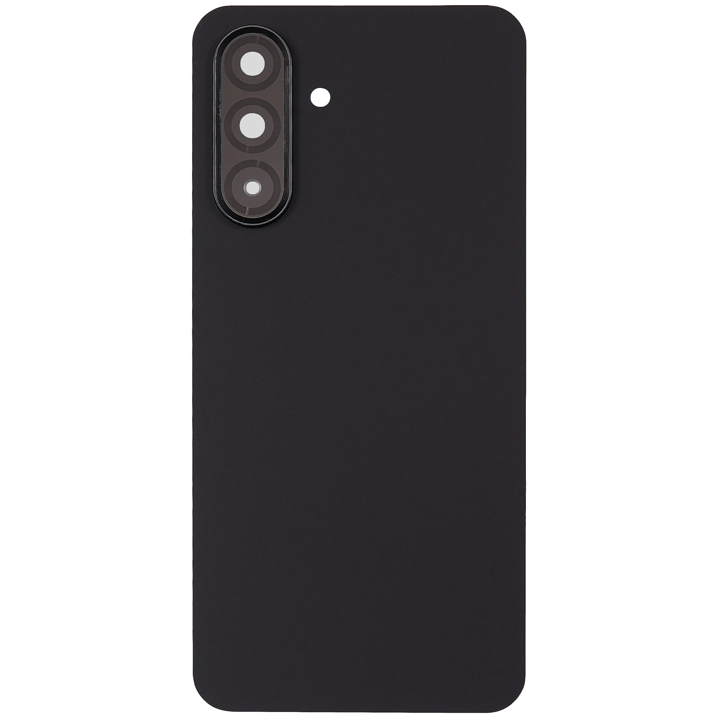 Backcover mit Camera Lens für Samsung Galaxy A17 5G (A176 / 2025) / A17 4G (A175 / 2025) (ohne Logo) (Aftermarket Plus) (Schwarz)