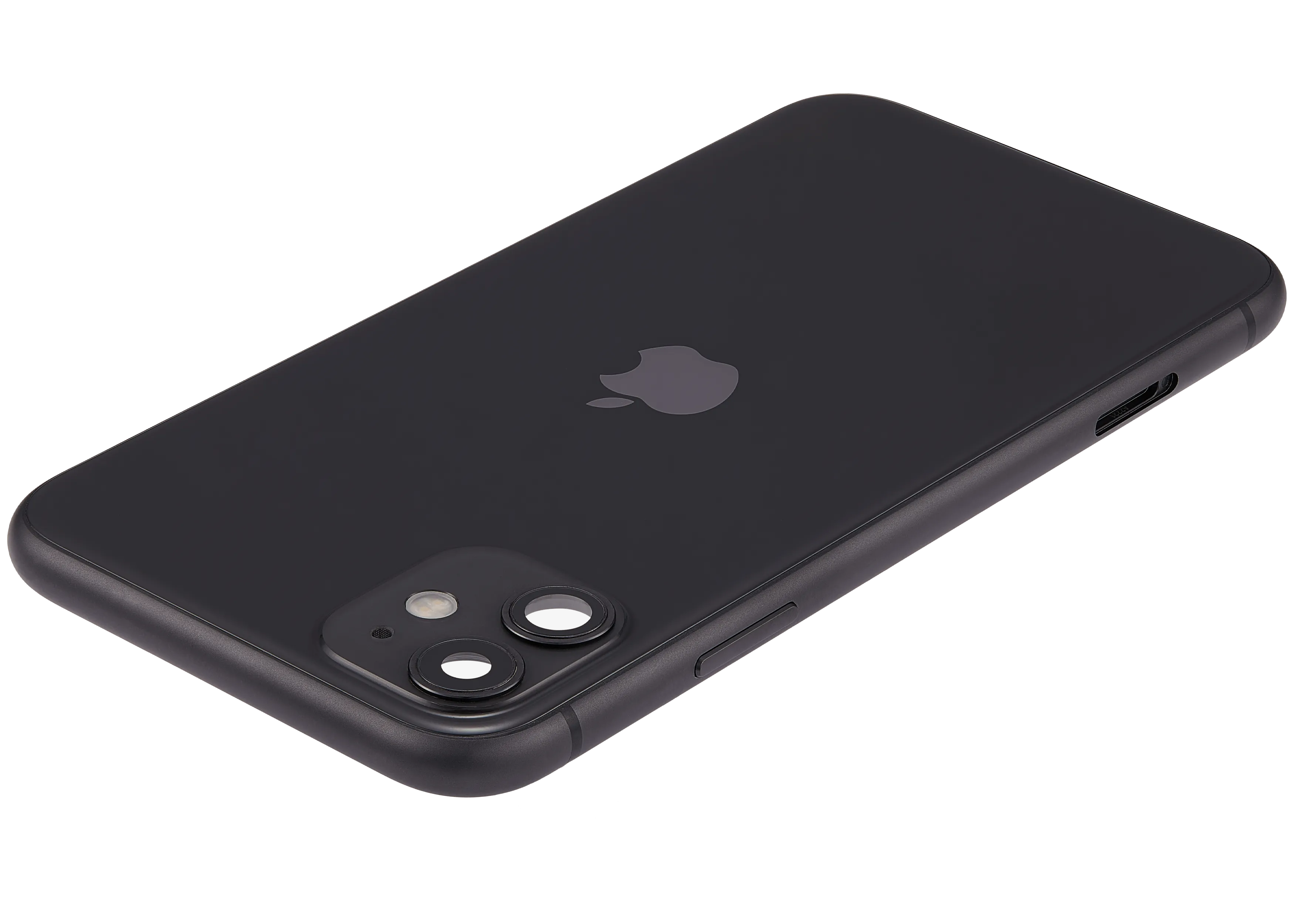 Backcover/Rahmen mit Ladebuchse Flex & Small Parts für iPhone 11 (gebrauchter OEM-Ausbau, Qualität B) (Schwarz)