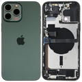 Backcover/Rahmen mit Ladebuchse Flex & Small Parts für iPhone 13 Pro Max (US-Version) (gebrauchter OEM-Ausbau, Qualität A) (Alpine Grün)