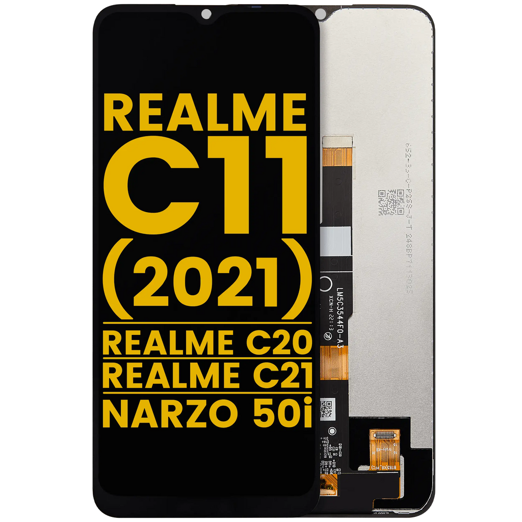 LCD-Display ohne Rahmen für Realme C11 (2021) / C20 / C21 / Narzo 50i (Refurbished) (Alle Farben)
