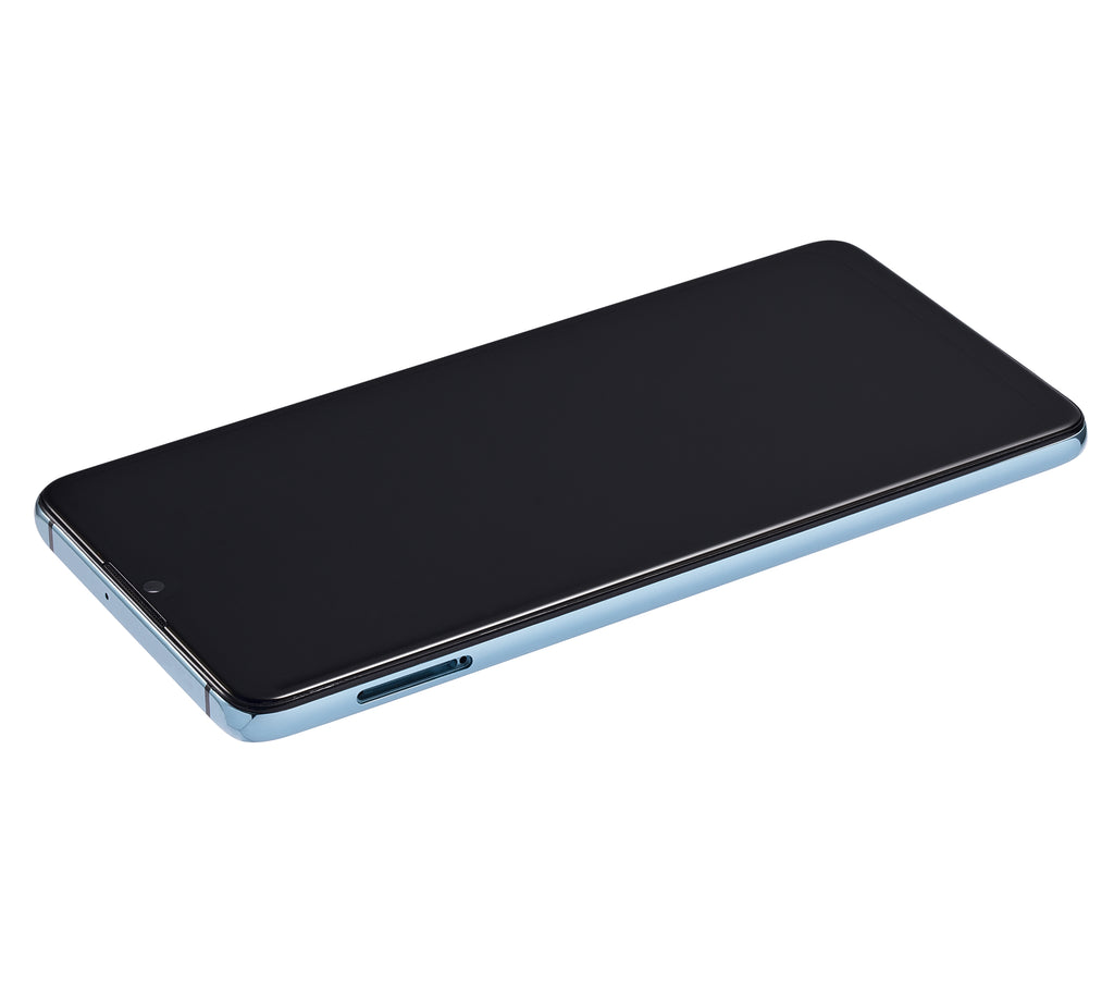LCD-Display mit Rahmen für Huawei P30 (Aftermarket: Incell) (Aurora)