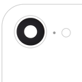 Rear Camera Lens (Glass Only) with Adhesive for iPhone 16e (Premium) (Real Sapphire)