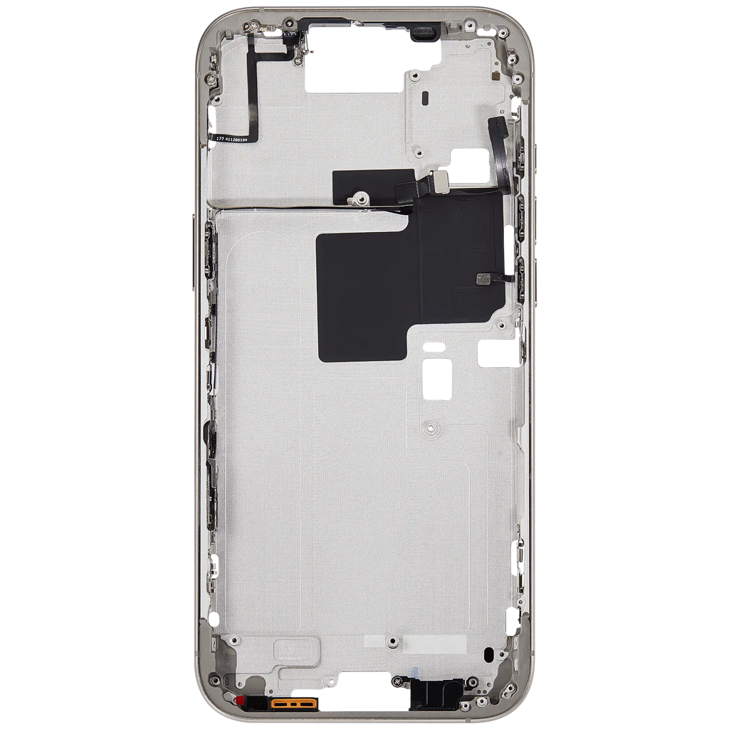 Midframe/Rahmen mit Power And Volume Button für iPhone 16 Pro Max (US-Version) (Aftermarket Plus) (Natural Titanium)
