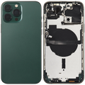 Backcover/Rahmen mit Small Parts für iPhone 13 Pro Max (EU / Global Version) (gebrauchter OEM-Ausbau, Qualität C) (Alpine Grün)