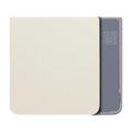 Untere Glas-Backcover Samsung Galaxy Z Flip 3 Cream