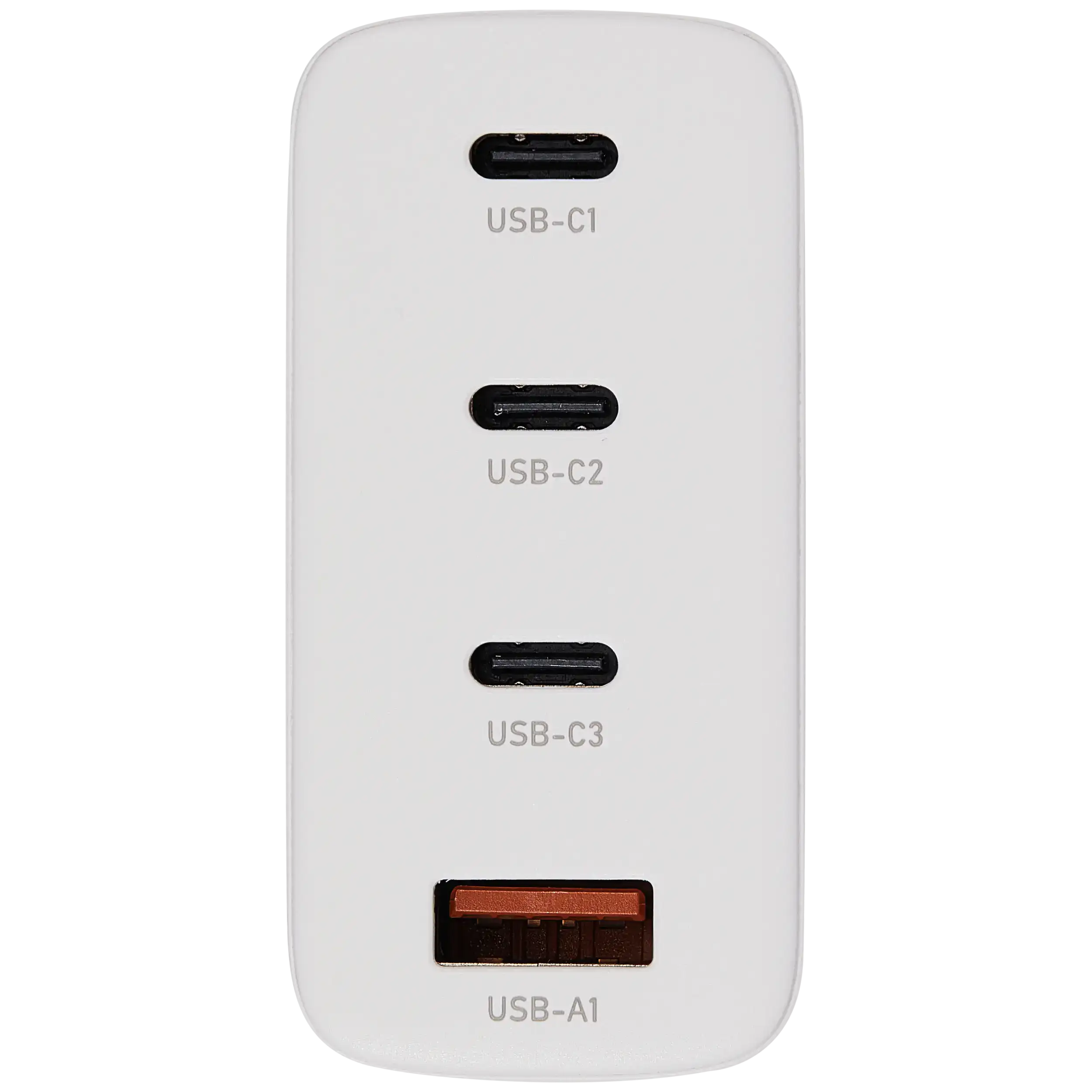 Ampsentrix Wandadapter 100W mit 4 USB-Steckplätzen (USB-C & USB-A)